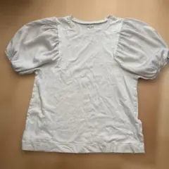 グローバルワーク パフスリーブ Tシャツ 140 ベージュ