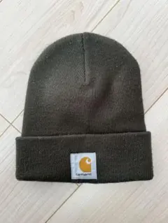 Carhartt オリーブ ニット帽 ワンサイズ