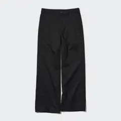 uniqlo コットンバギーパンツ ブラック