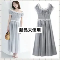 SNIDEL オフショルロングワンピース♥️新作新品✨ STRIPE - メルカリ
