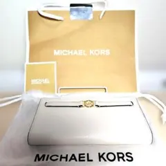 新品未使用！　MICHAEL KORS ホワイト 長財布