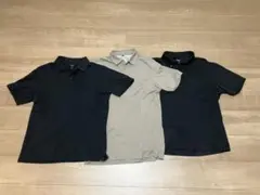 UNIQLO ポロシャツ 3枚セット Lサイズ ブラック ベージュ