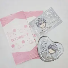 カラフルピーチ ひろ バレンタイン ツインギフト ハートシールチョコ 缶