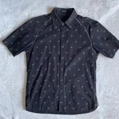 BURBERRY BLACK LABEL 半袖シャツ ホースロゴ 総柄 - メルカリ