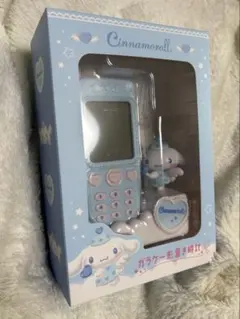 新品未開封 ガラケー形置き時計 サンリオ シナモロール 保証書付き
