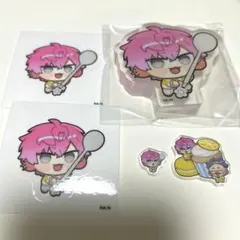 にじさんじ 皇れお 8th アクリルブロック パーツ　ステッカー　5点セット