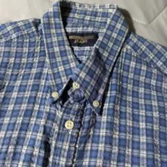 ⑥　MICHINO JEANS 半袖チェックシャツ