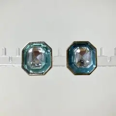 Liquem Gem in Gem イヤリング（ブルー）