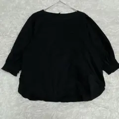 UNIQLO マーセライズコットンシャーリングボリュームスリーブT 7分袖