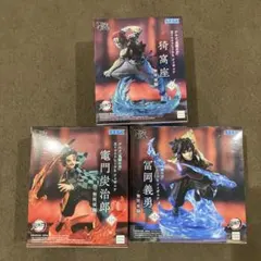 鬼滅の刃 XrossLink フィギュア 竈門炭治郎 冨岡義勇 猗窩座 3体