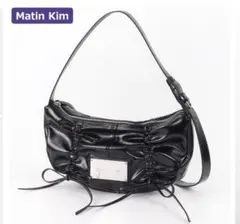 Matin Kim ブラック ショルダーバッグ