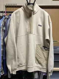 Columbia ハーフジップ フリース ベージュ