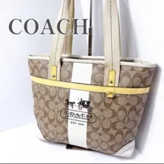 COACH コーチ トートバッグ シグネチャー A4可 大容量 肩掛のサムネイル
