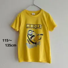 【美品】USJ ミニオンズ Tシャツ 110 120 130 黄色 ユニバ 半袖のサムネイル