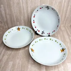 【非売品】Disny ディズニー ミッキー プーさん パスタ皿 3枚セット 食器