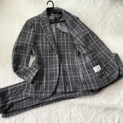 ✨️大人カジュアル✨️　EDIFICE　スーツ　セットアップ　パイル　秋冬　Ｓ