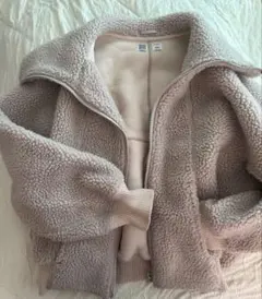 UNIQLO UNIQLO U ボアアウター　ボアブルゾン　ベージュ