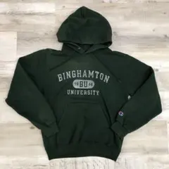 そ*た様 古着 Champion チャンピオン パーカー S グリーン カレッジ