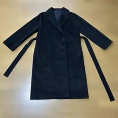 UNIQLOユニクロ　ロングコート　黒　S