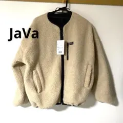 竹*り様 【新品未使用】JaVaリバーシブルジャケット ボア　ブルゾン コートア