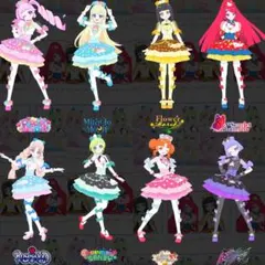 アイプリ バース サンリオ コラボ 3だん 全8キャラ コーデ フルセット