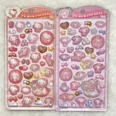 正規品　サンリオ　うるちゅるポップシール　サンリオベビー　マイメロ　キティ