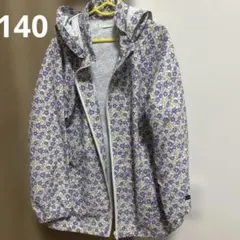 花柄フード付きジャンパー マウンテンパーカー