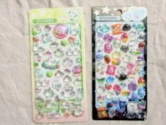 激安 2枚セット 硬い シール ぷくぷく 3D 立体シール