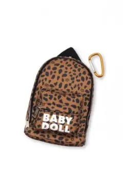 BABYDOLL　モーリーファンタジー限定　リュック型ポーチ（C.ヒョウ柄）のサムネイル