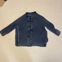 【薄型デニムシャツ】ほぼ未使用