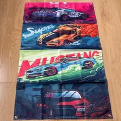 RT1006 GTR　マスタング　スープラ　EVO フラッグ　90×60