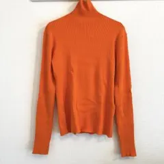 ADAM ET ROPE アダムエロペ タートルネックリブニット