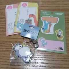 【即購入◎】　11ぴきのねこ　馬場のぼる　ポチ袋　ラバー　キーホルダー　付箋