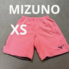 Mizuno オレンジショートパンツ　テニスウェア　ハーフパンツ　ゲームウェア