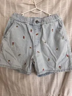 Little WEEKEND 刺繍ハーフパンツ