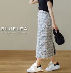 値下げ　bluelea ブルレア　 ツイードプルオーバー 2026年最新】Bluelea ツイードの人気アイテム - メルカリ