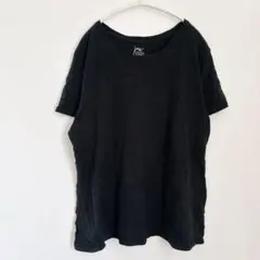ヘインズ 半袖Tシャツ 無地 ゆったり 黒 3L 大きいサイズスクープネックのサムネイル