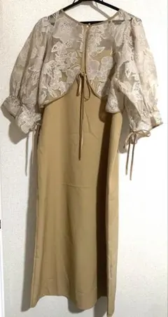 Alumu. アルム　 ボレロ ドレス オケージョン ワンピース 結婚式　花柄