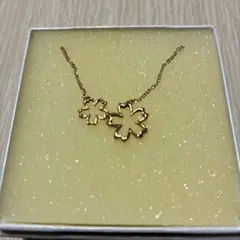 FANCIME K18 ピンクゴールド 桜 ネックレス レディース