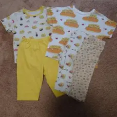 ノラネコぐんだん　Tシャツ　パジャマ　レギンス　100cm、110cm