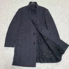 TAKEO KIKUCHI カシミヤ コート ジャケット ヘリンボーン M