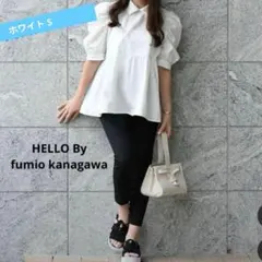 HELLO By fumio kanagawa ブラウス ホワイト S