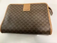 CELINE モノグラムレザー クラッチバッグ