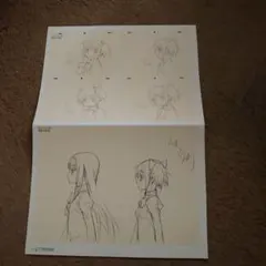 魔法少女まどかマギカ（まどマギ）両面ポスター#О　まどか&ほむら　裏面は生徒