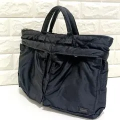 たまご様専用【美品★A4可能】PORTERタンカー　ショート ヘルメットバッグ黒