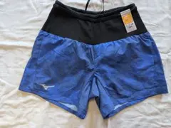 Mizuno ランニングショーツ Sサイズ 青/黒