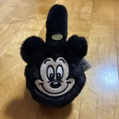 ミッキーマウス 耳あて ブラック