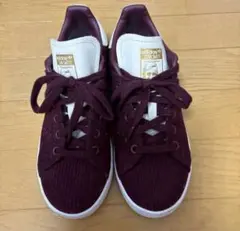 adidas スタンスミス　バーガンディスニーカー