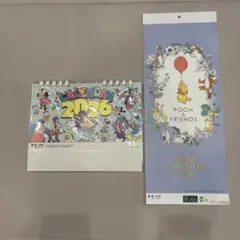 2026 カレンダー　ディズニー　卓上　メモ