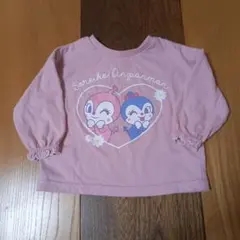 か*ん様 アンパンマン　ドキンちゃん　コキンちゃん　90　長袖Tシャツ　ピンク